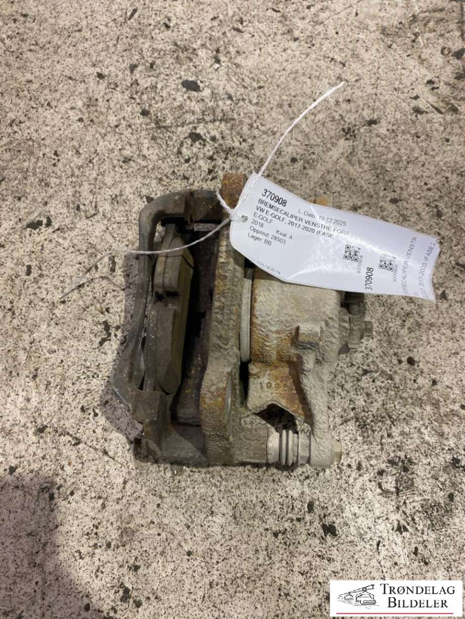 Bremsecaliper venstre foran til VW e-Golf, 2017-2020 (Fase 2)  (8V0 615 123)