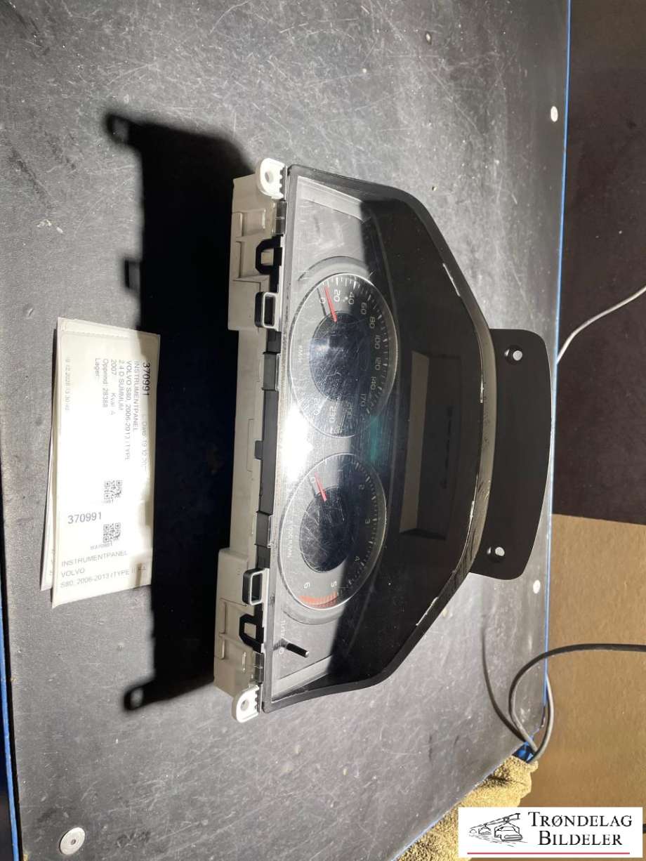 Instrumentpanel til Volvo S80, 2006-2013 (Type II, Fase 1) (36002492)