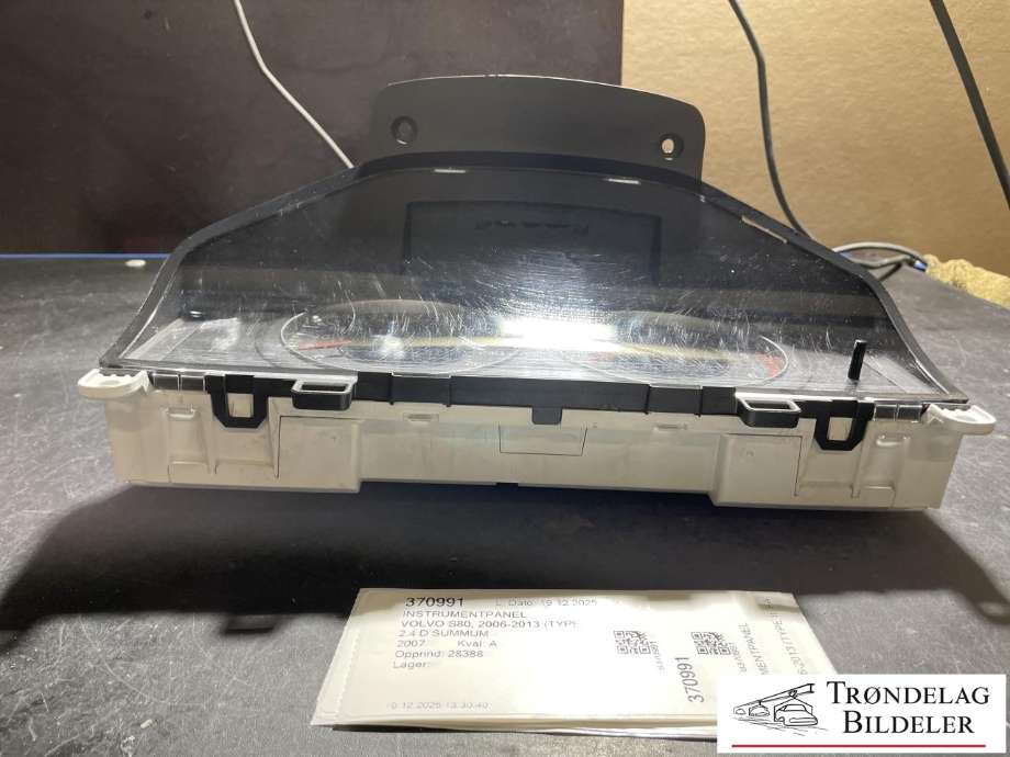 Instrumentpanel til Volvo S80 2006-2013 (Type II, Fase 1)  (36002492|)