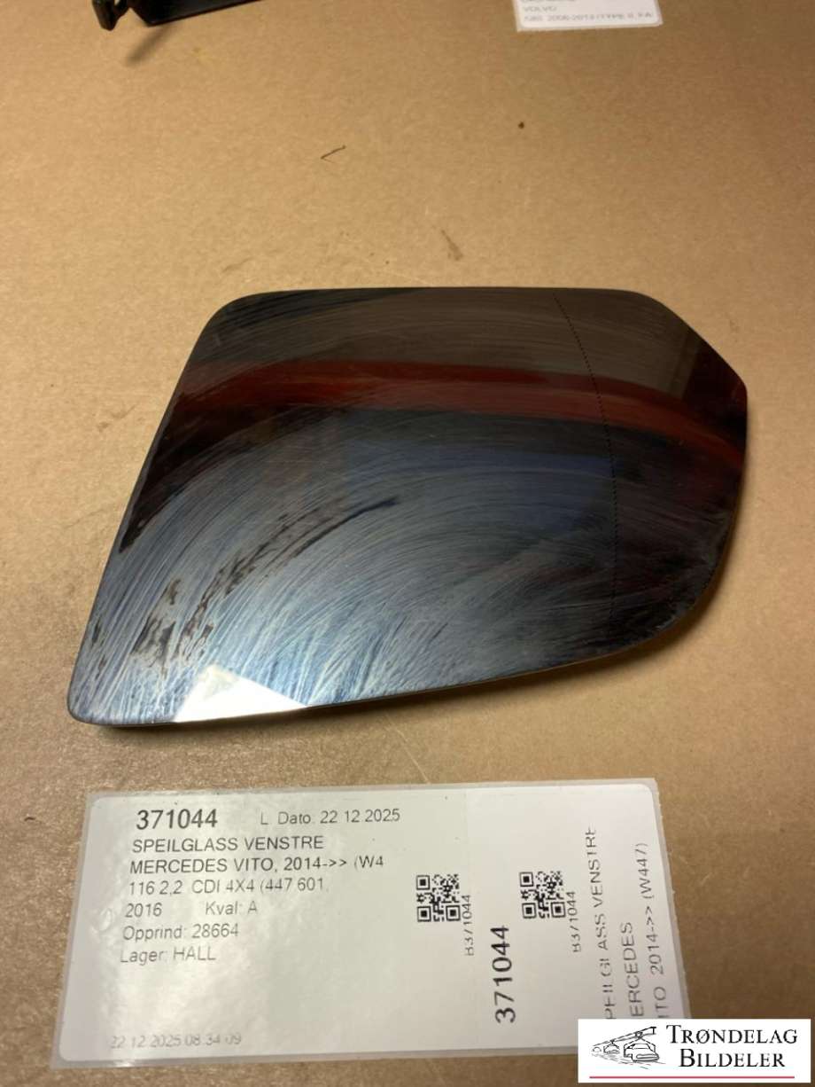 Speilglass venstre til Mercedes Vito, 2014-->> (W447) (W447) (A 447 811 16 00)