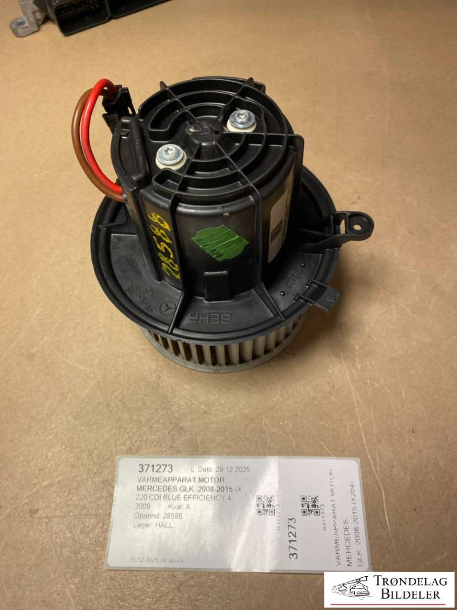 Varmeapparat motor til Mercedes GLK, 2008-2015 (X204) (X204) (8EW 351 040-201)