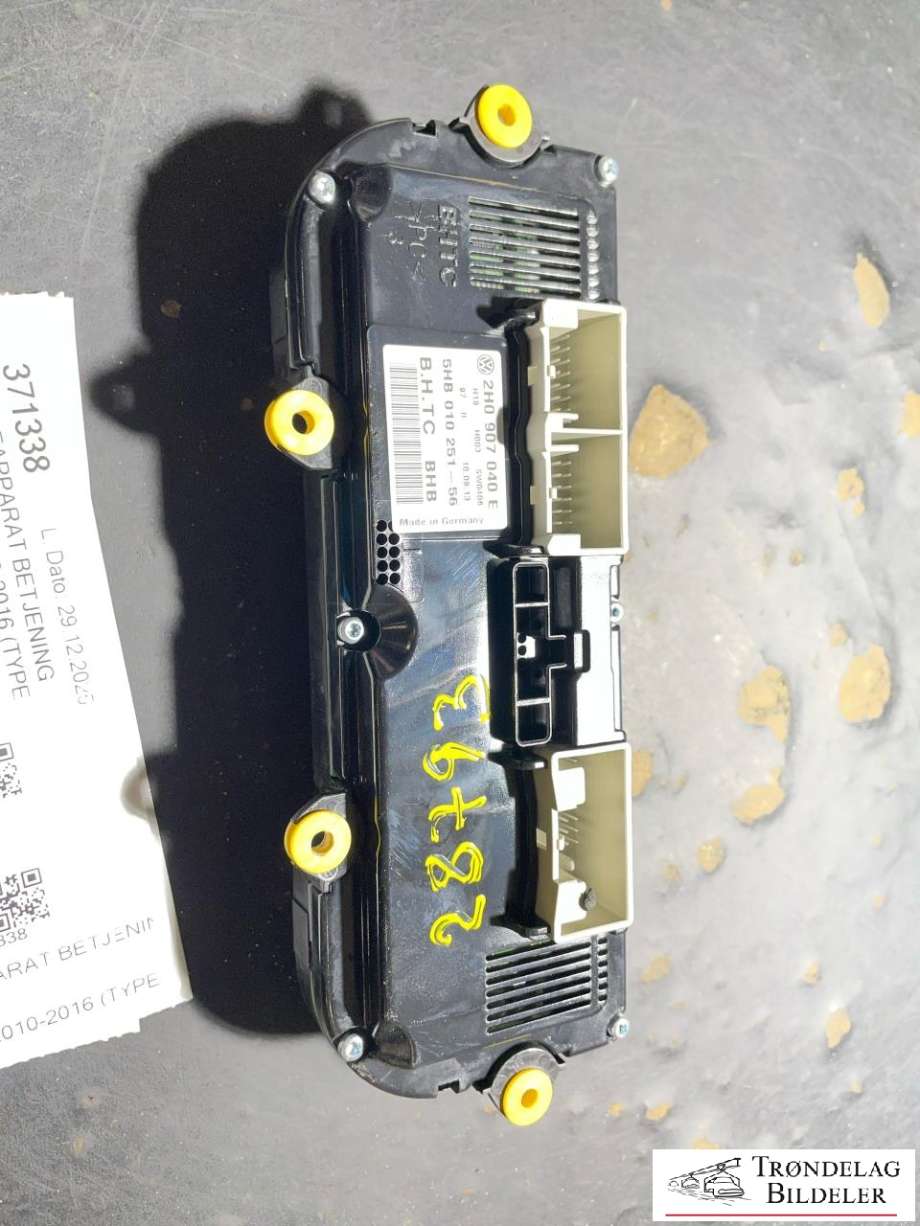 Varmeapparat betjening til VW Amarok 2010-2016 (Type I, Fase 1) (2H0 907 040 E|)