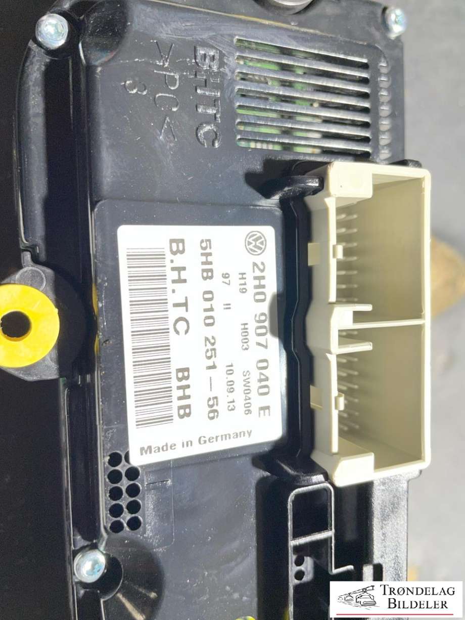 Varmeapparat betjening til VW Amarok 2010-2016 (Type I, Fase 1) (2H0 907 040 E|)