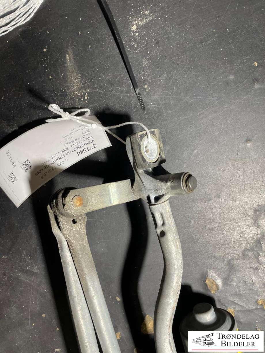 Viskermotor frontrute komplett m/overføring til Volvo S80 2006-2013 (Type II, Fase 1) (31333456|30796358|3397020958|1397220668|)