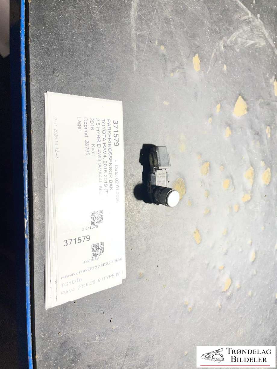 Parkeringssensor bak til Toyota RAV4, 2016-2019 (Type IV, Fase 2)  (8934112100C6)