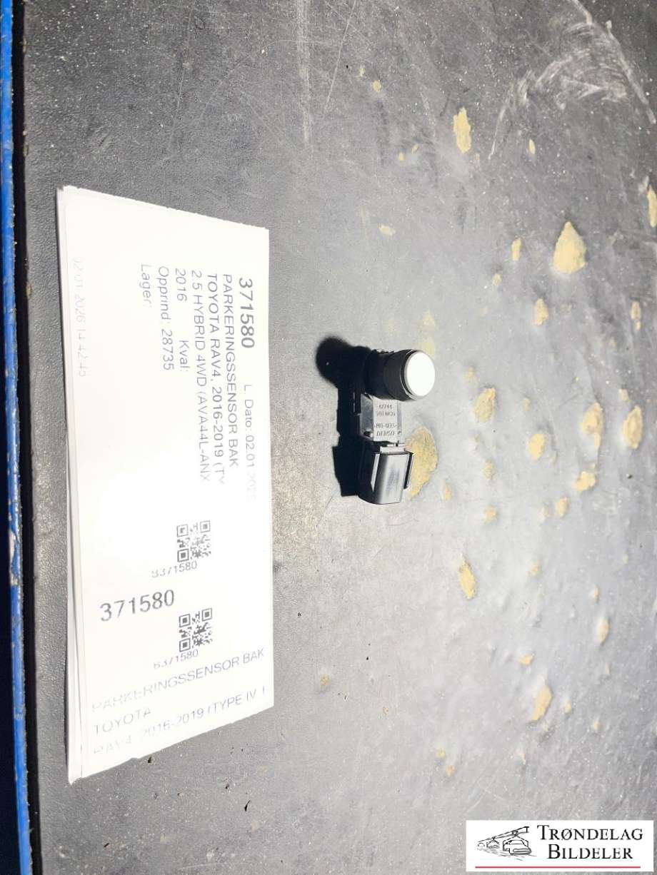Parkeringssensor bak til Toyota RAV4, 2016-2019 (Type IV, Fase 2)  (8934112100C6)
