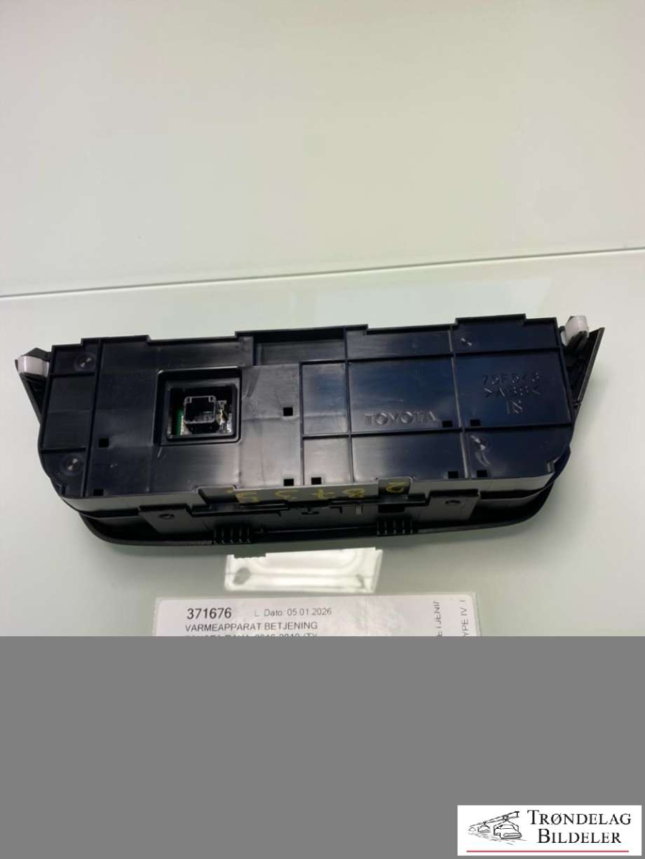 Varmeapparat betjening til Toyota RAV4 2016-2019 (Type IV, Fase 2)  (5590042450|)
