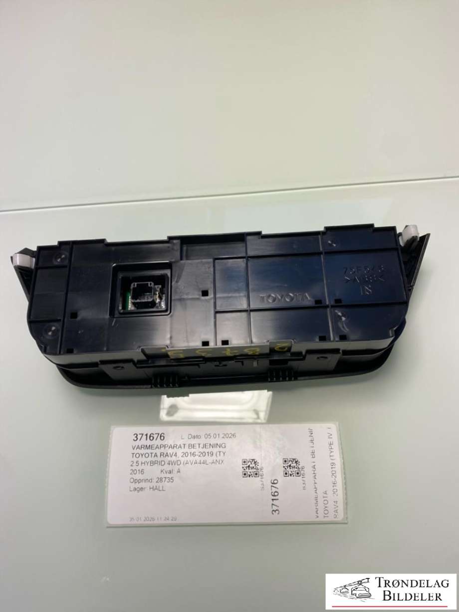 Varmeapparat betjening til Toyota RAV4 2016-2019 (Type IV, Fase 2)  (5590042450|)