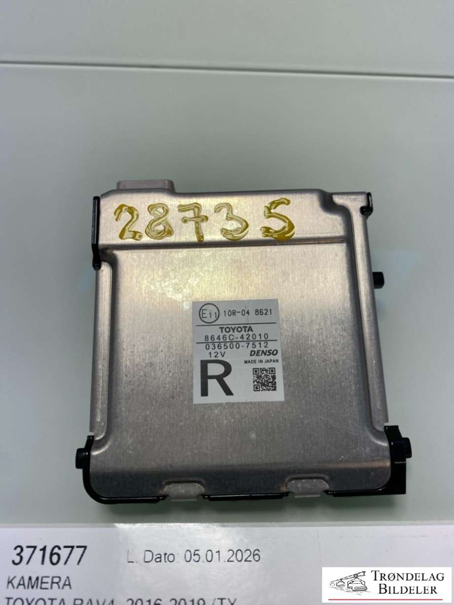 Kamera til Toyota RAV4 2016-2019 (Type IV, Fase 2)  (8646C42010|)