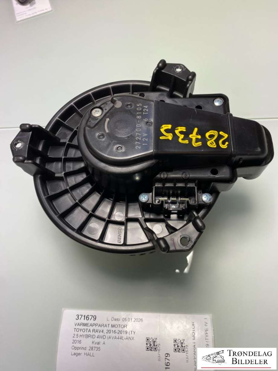 Varmeapparat motor til Toyota RAV4, 2016-2019 (Type IV, Fase 2)  (2727008105)