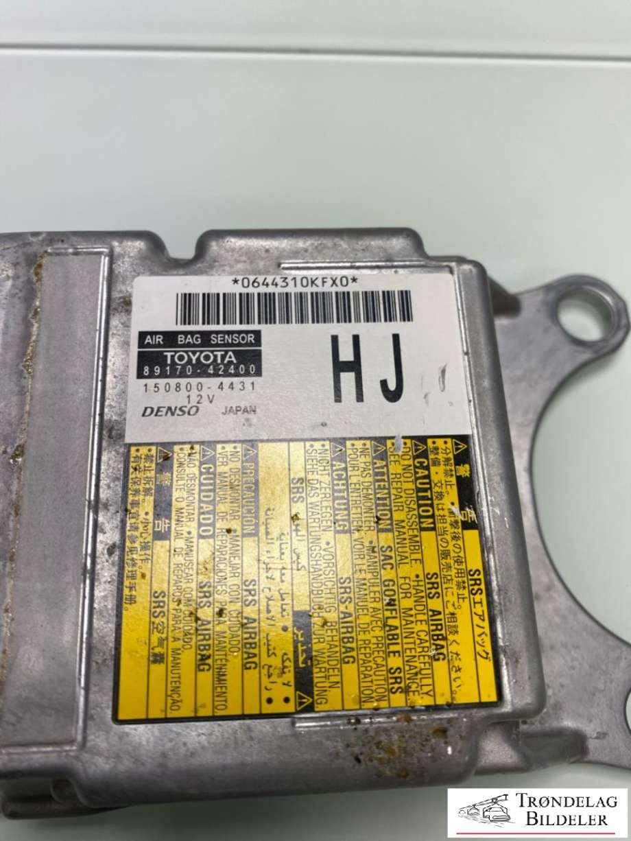 Styreenhet airbag hovedsensor til Toyota RAV4 2016-2019 (Type IV, Fase 2)  (8917042400|)