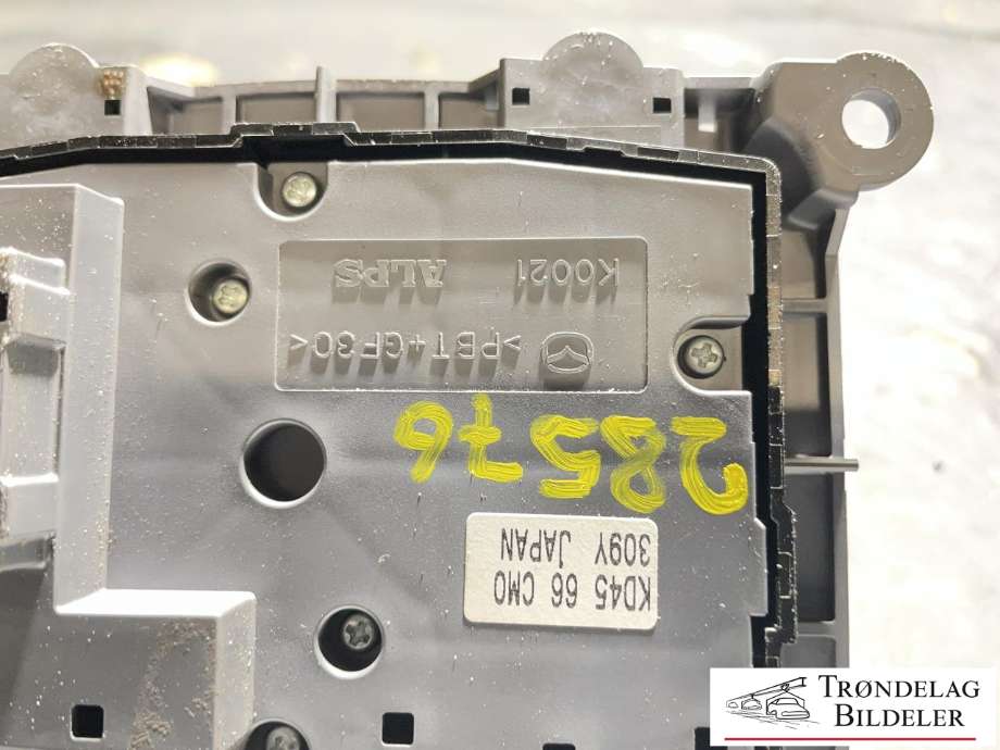 Bilstereo betjeningspanel til Mazda CX-5 2012-2017 (Type I)  (KD45 66 CMO|)