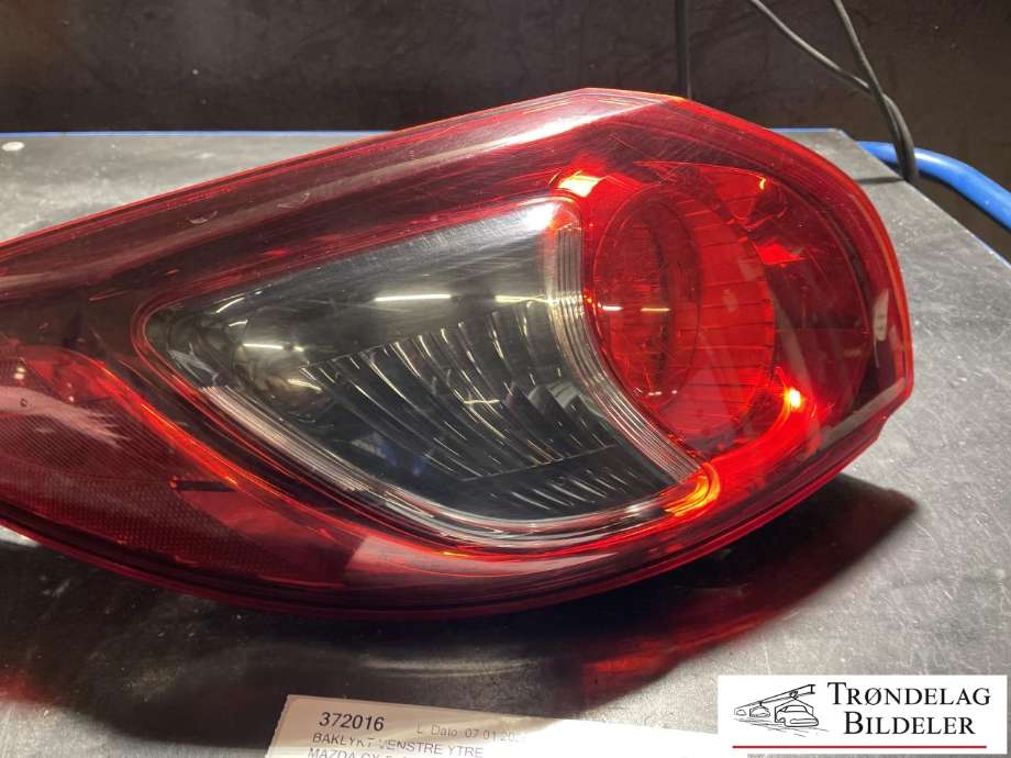 Baklykt venstre ytre til Mazda CX-5 2012-2017 (Type I)  (KD54-51-160D|KD5451160C|)