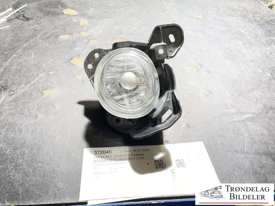 Tåkelykt venstre foran til Mazda CX-5, 2012-2017 (Type I)  (GEG151690B)