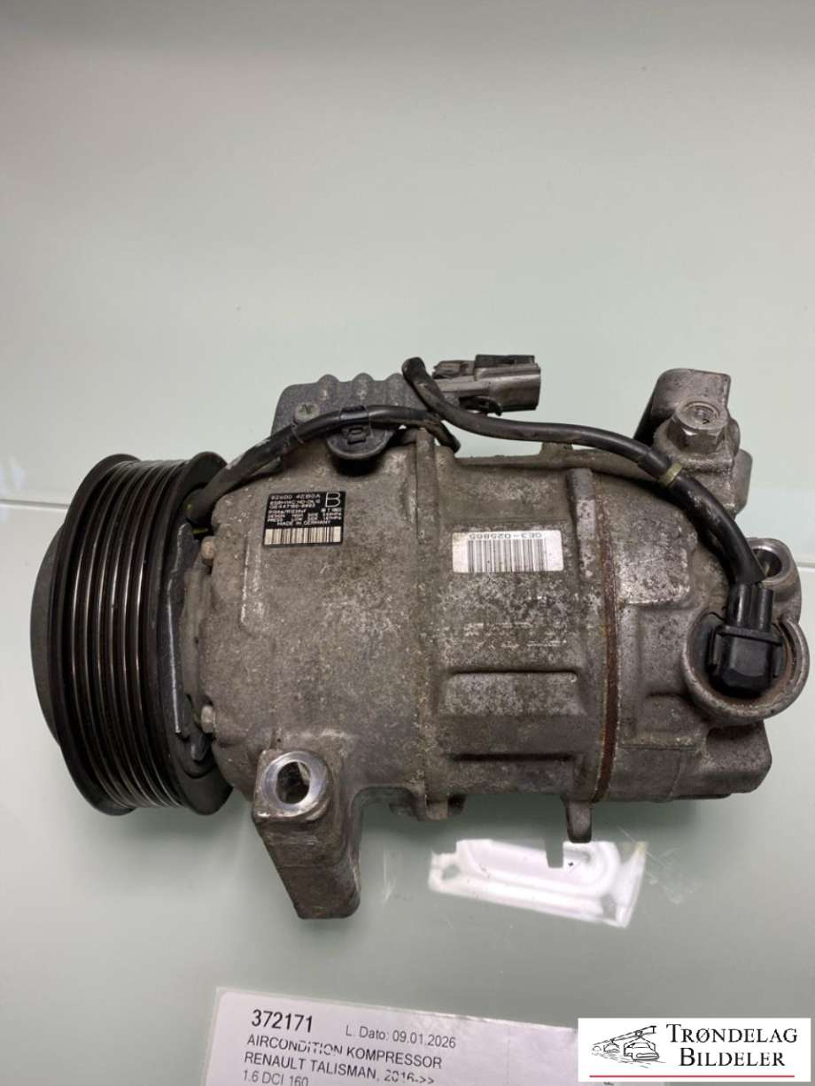Aircondition kompressor til Renault Talisman 2016-->>  (92600-4EB0A|891017|92600-4BE0A|92600-4BE1A|926001604R|GE447160-6893)