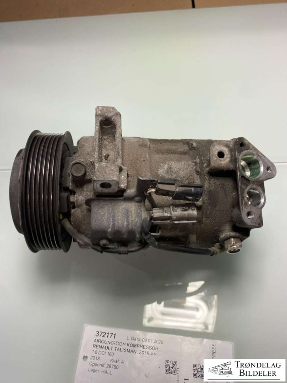 Aircondition kompressor til Renault Talisman 2016-->>  (92600-4EB0A|891017|92600-4BE0A|92600-4BE1A|926001604R|GE447160-6893)