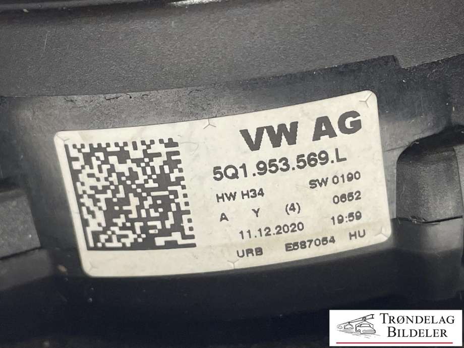 Airbag slepering til Škoda Kodiaq 2017-->> (5Q1 953 569 L|)