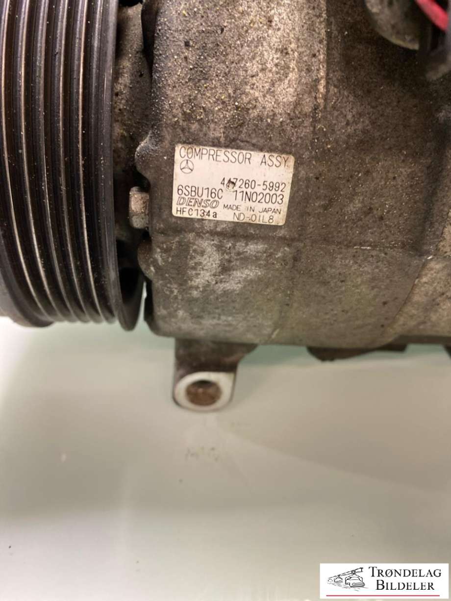 Aircondition kompressor til Mercedes C-Klasse 2011-2014 (Fase 2) (W204) (W204) (A0022309211|A0032302911|890552|890696|447260-5992)