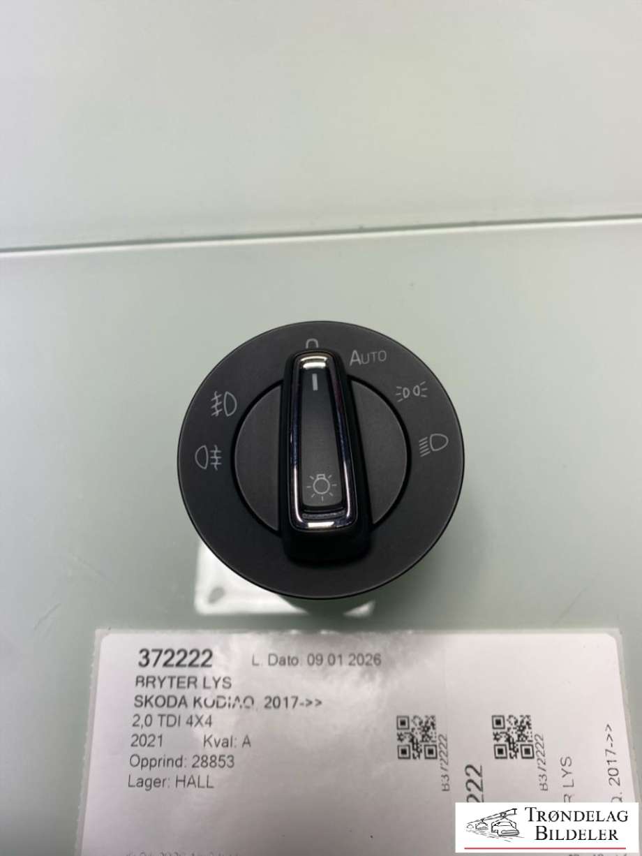 Bryter lys til Škoda Kodiaq, 2017-->>  (3V0941431)
