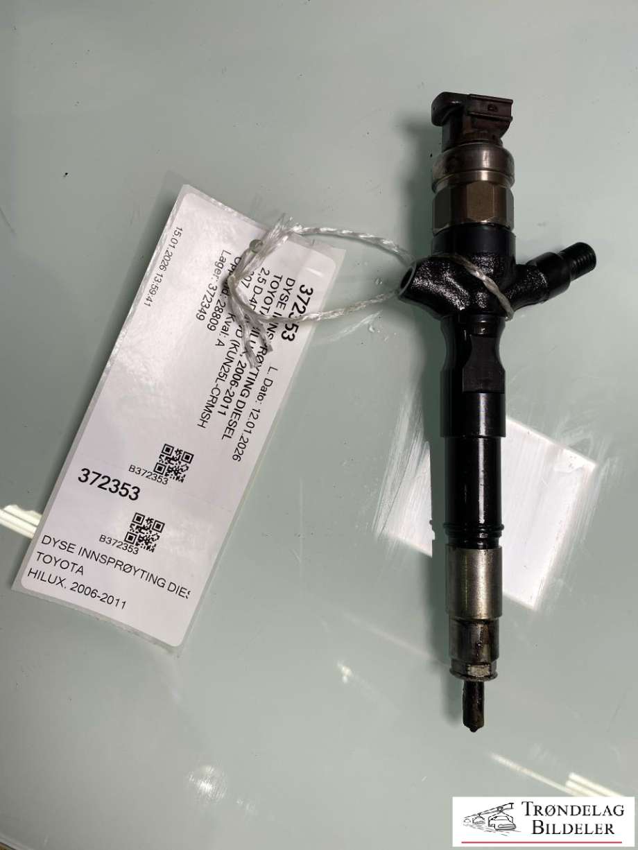 Dyse innsprøyting diesel til Toyota Hilux, 2006-2011 (2367039145|23670-30150|23670-30250)