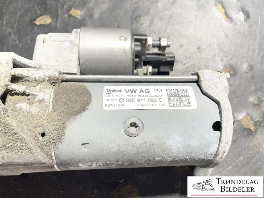 Starter diesel til Škoda Kodiaq 2017-->> (02E 911 022C|02E 911 023 Q|02E 911 023 T|02E 911 024 C|02E 911 024 H|02E 911 024 CX)