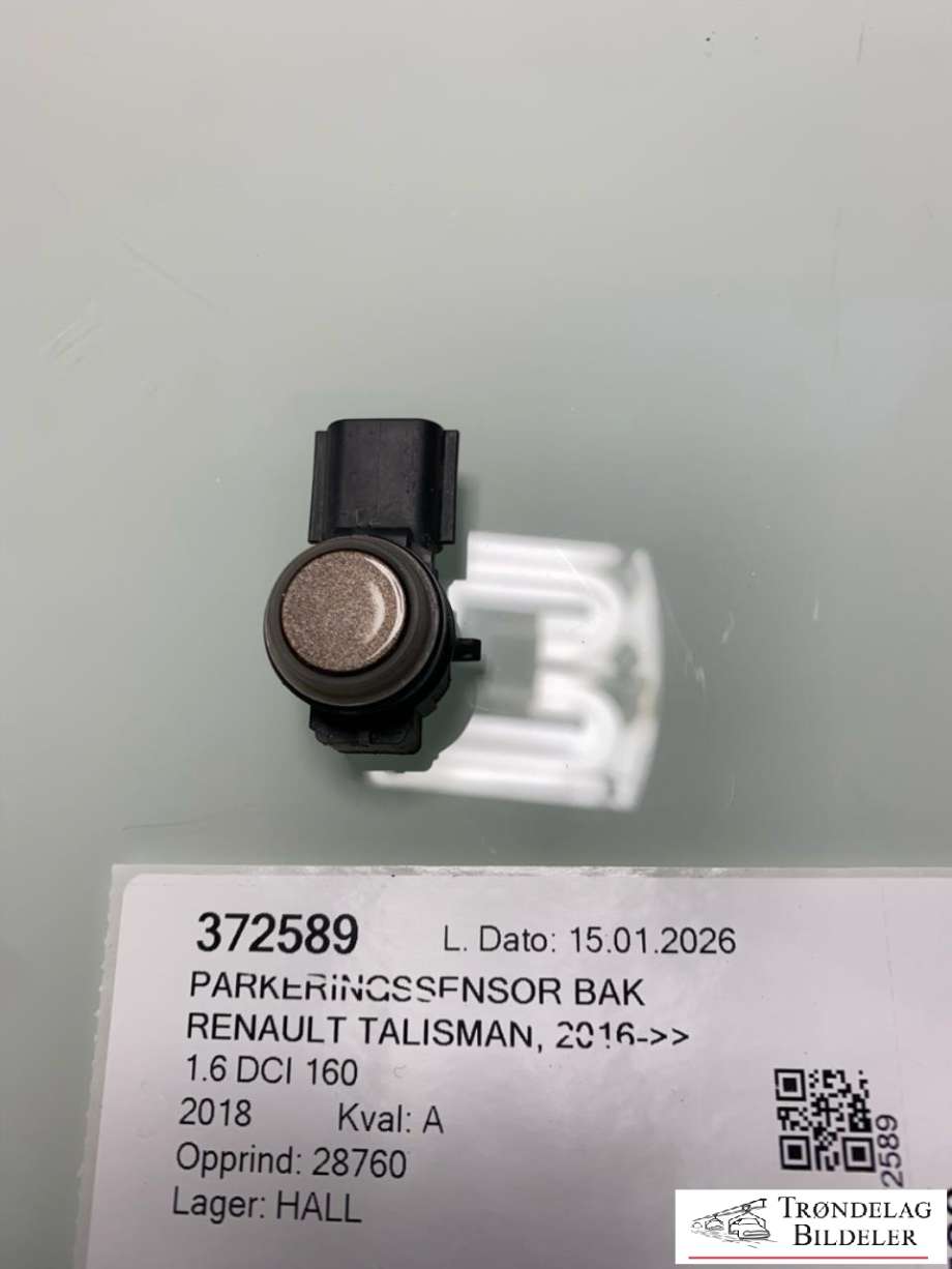 Parkeringssensor bak til Renault Talisman, 2016-->>  (284388897R)