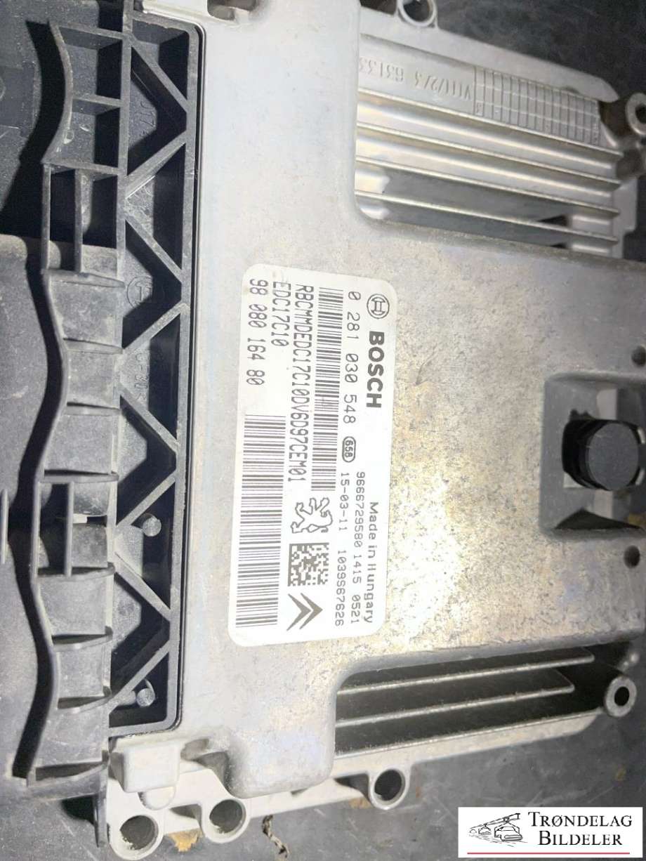 Styreenhet motor til Peugeot 2008 2013-2019 (Type I)  (16 101 903 80|)