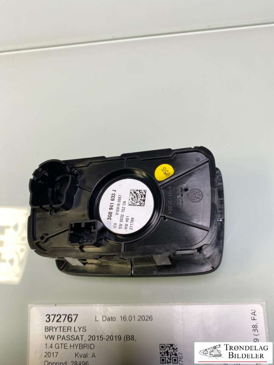 Bryter lys til VW Passat 2015-2019 (Fase 1) (B8) (B8) (3G0 941 633 J|)