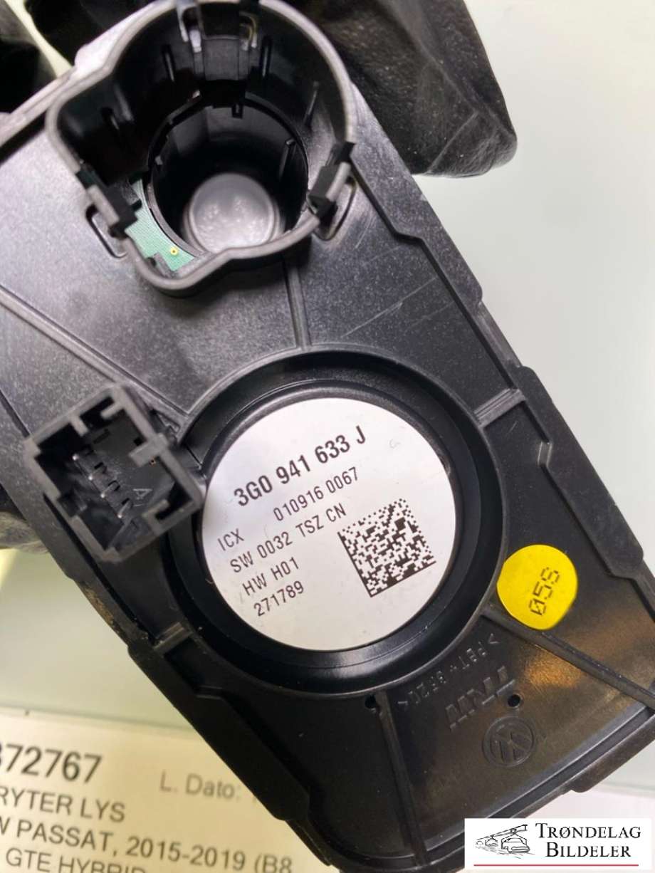 Bryter lys til VW Passat 2015-2019 (Fase 1) (B8) (B8) (3G0 941 633 J|)