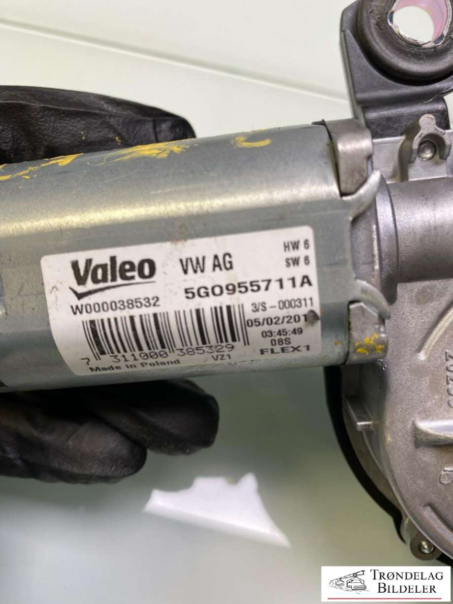 Viskermotor bakrute til VW Golf Sportsvan 2014-2018  (5G0955711A|5G0955711C|1S6955711A|5G0 955 711 D|1S6955711B)