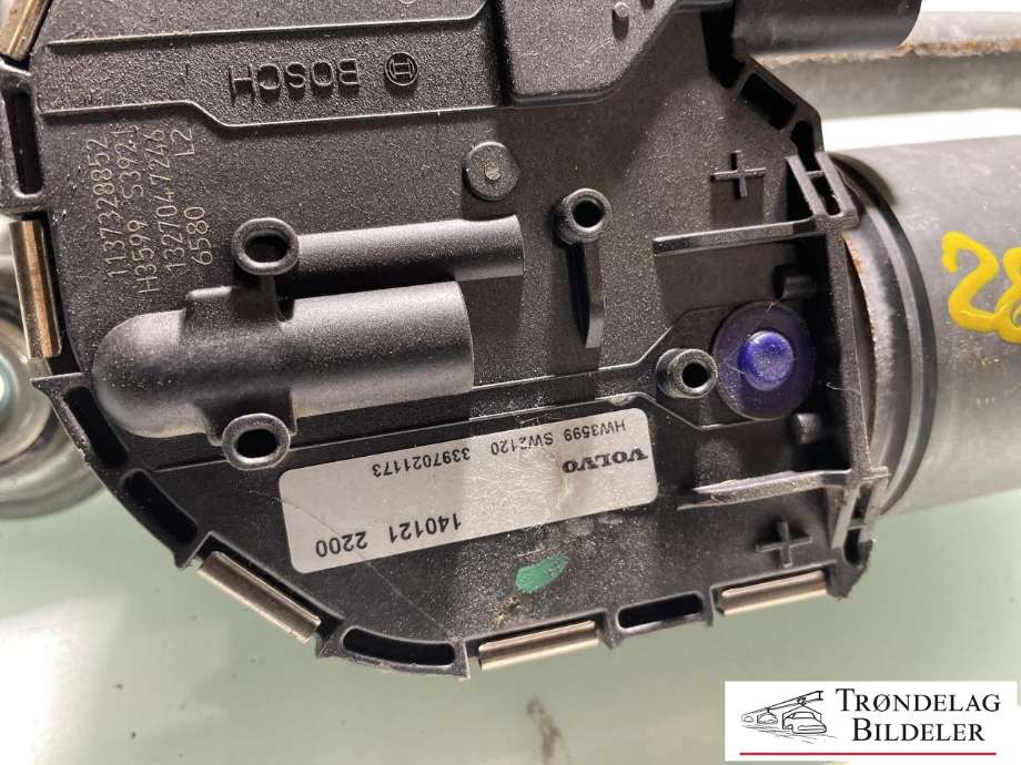 Viskermotor frontrute komplett m/overføring til Volvo V60/V60 CC 2013-2018 (Type I, Fase 2)  (30753493|1397220628|3397021173)