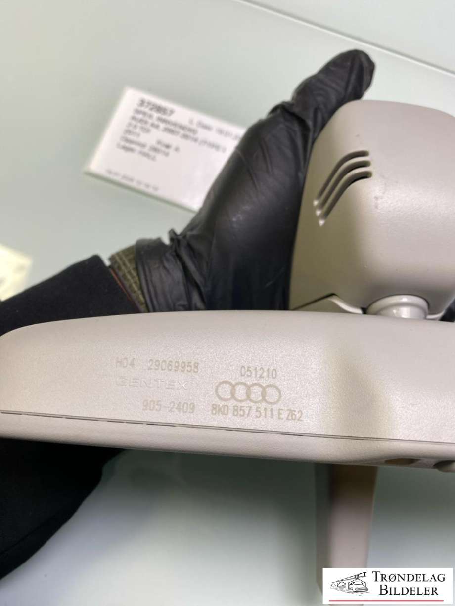 Speil innvendig til Audi A4 2007-2014 (Type IV) (B8) (B8) (8T0857593|)