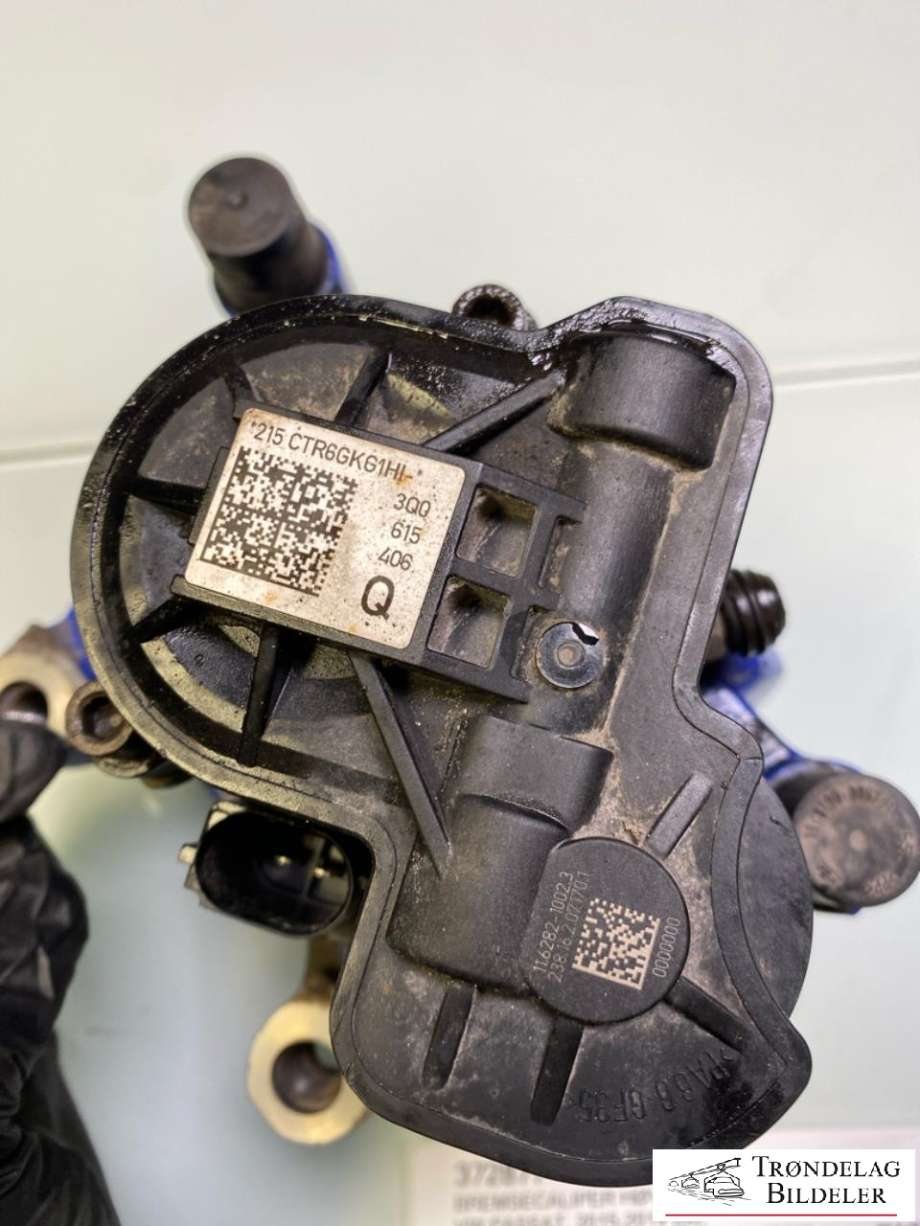 Bremsecaliper høyre bak, elektrisk til VW Passat 2015-2019 (Fase 1) (B8) (B8) (3Q0615406|)