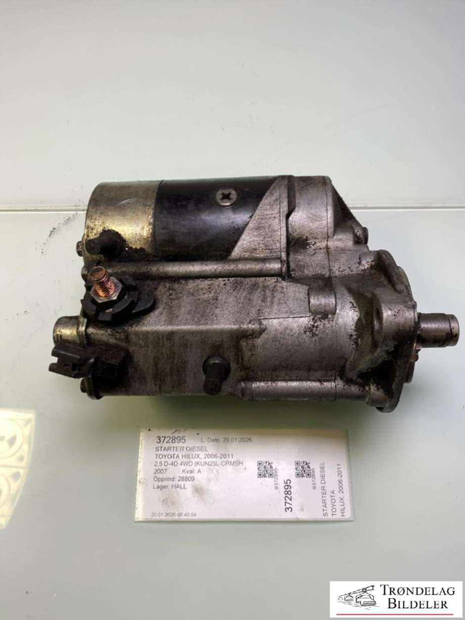 Starter diesel til Toyota Hilux 2006-2011  (28100-0L050|281000L050|335220112|LRS02287|28100-0L051|281000L05184|281000L052|281000L05284)