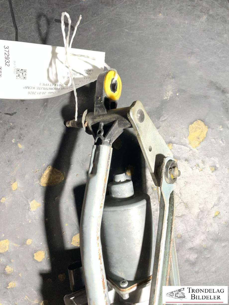 Viskermotor frontrute komplett m/overføring til Audi A4 2007-2014 (Type IV) (B8) (B8) (8K1955023C|8K1955023E|8K1 955 023 D)