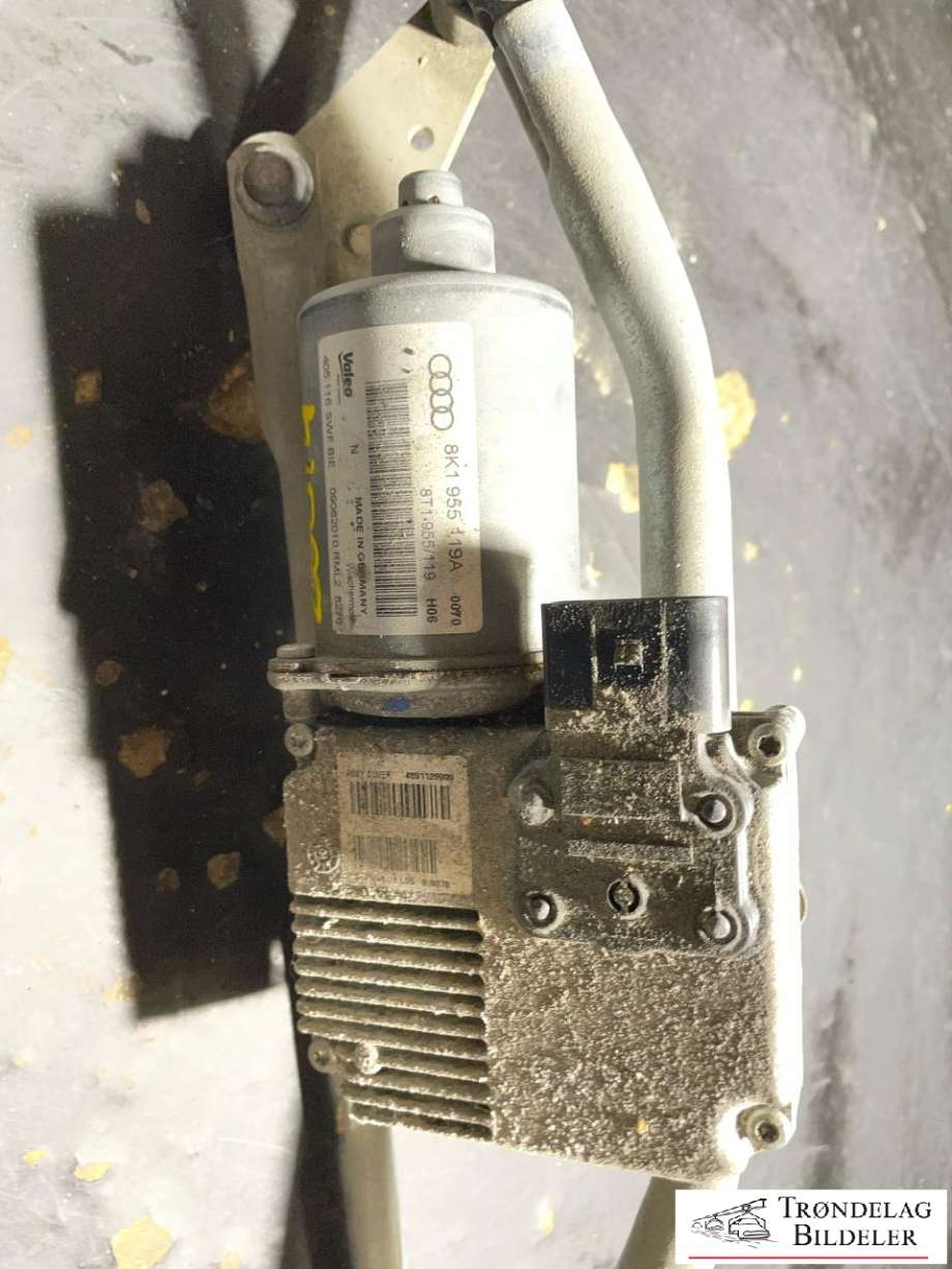 Viskermotor frontrute komplett m/overføring til Audi A4 2007-2014 (Type IV) (B8) (B8) (8K1955023C|8K1955023E|8K1 955 023 D)