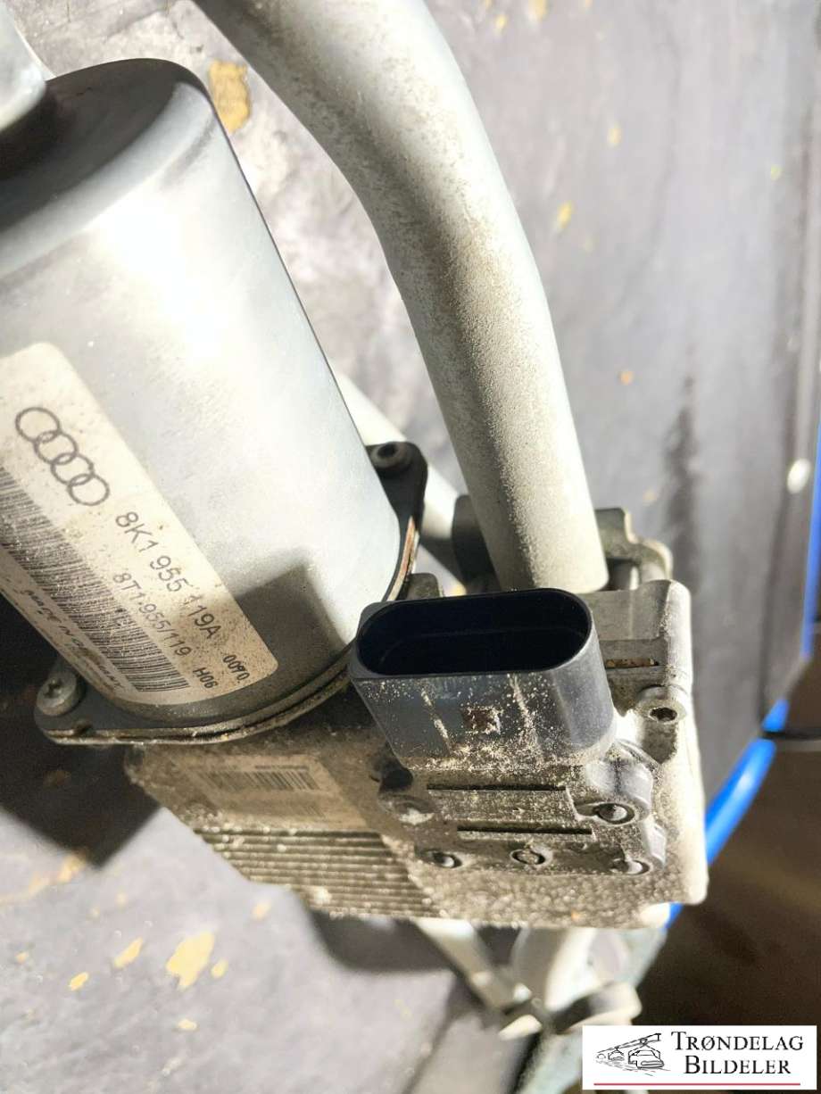 Viskermotor frontrute komplett m/overføring til Audi A4 2007-2014 (Type IV) (B8) (B8) (8K1955023C|8K1955023E|8K1 955 023 D)