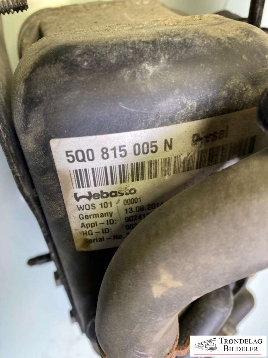 Dieselvarmer til VW Golf Sportsvan 2014-2018  (5Q0815005N|)