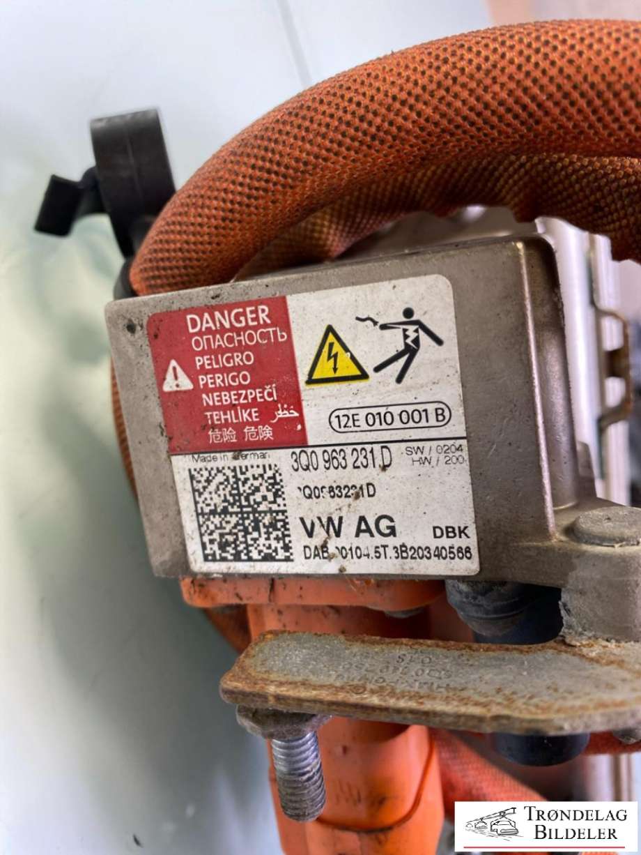 Batterivarmer/kjøl til VW Passat 2015-2019 (Fase 1) (B8) (B8) (3Q0963231D|)