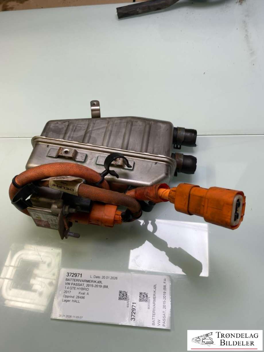 Batterivarmer/kjøl til VW Passat 2015-2019 (Fase 1) (B8) (B8) (3Q0963231D|)