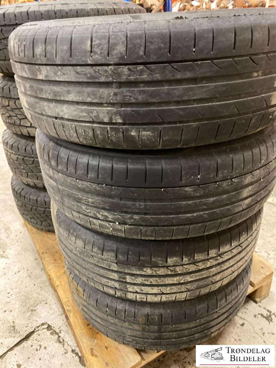 Hjulsett aluminium sommer til Mitsubishi Outlander 2012-2015 (Type III, Fase 1) (SENTULA SPACE|225/55R18| 98H| 7X18| 5X114.3 (5X4.5)/ET38/CB67|1MM|5MM MØNSTERDYBDE|PROD 49/2022)