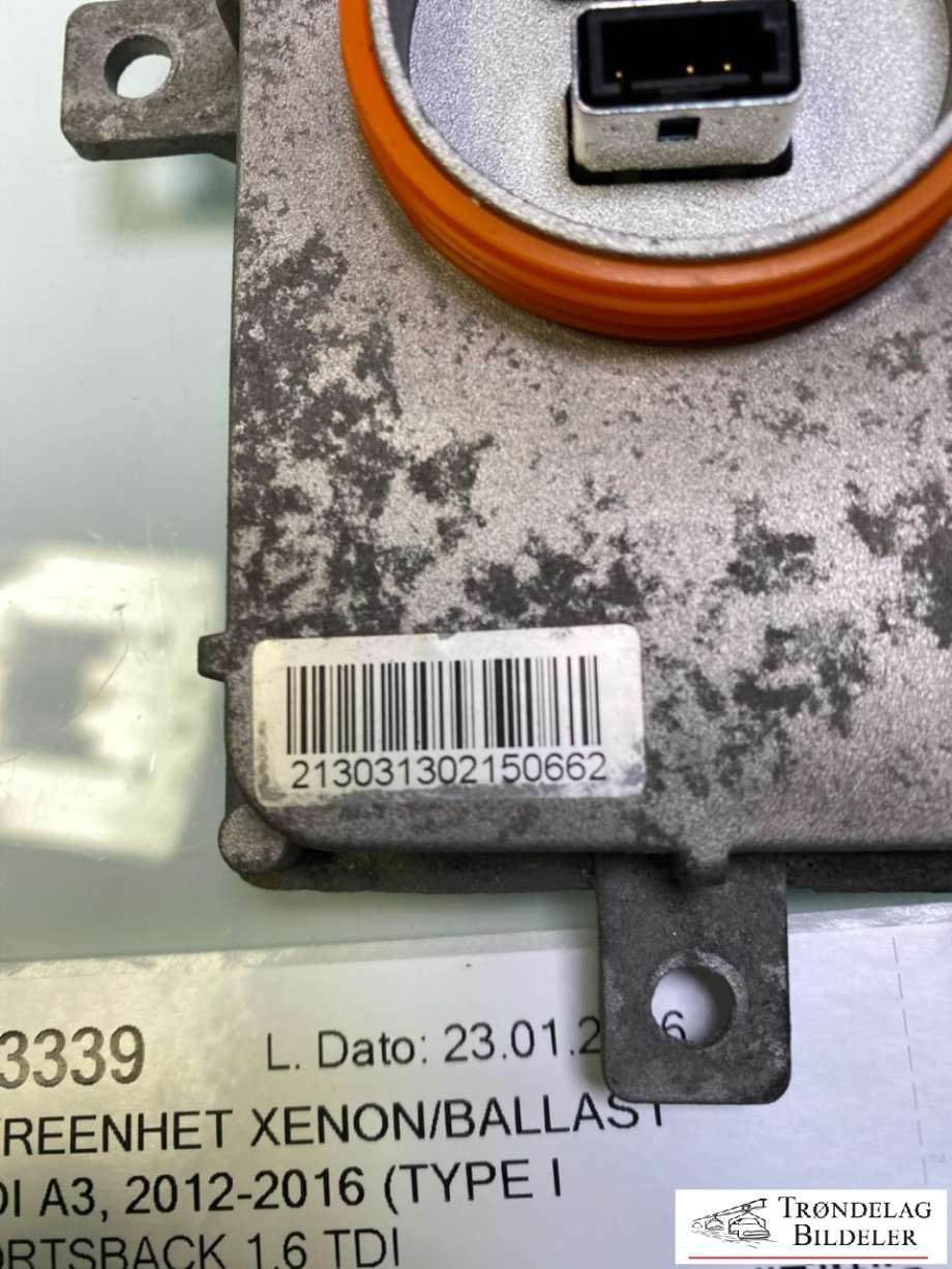 Styreenhet xenon/ballast til Audi A3 2012-2016 (Type III, Fase 1)  (8K0941597B|)