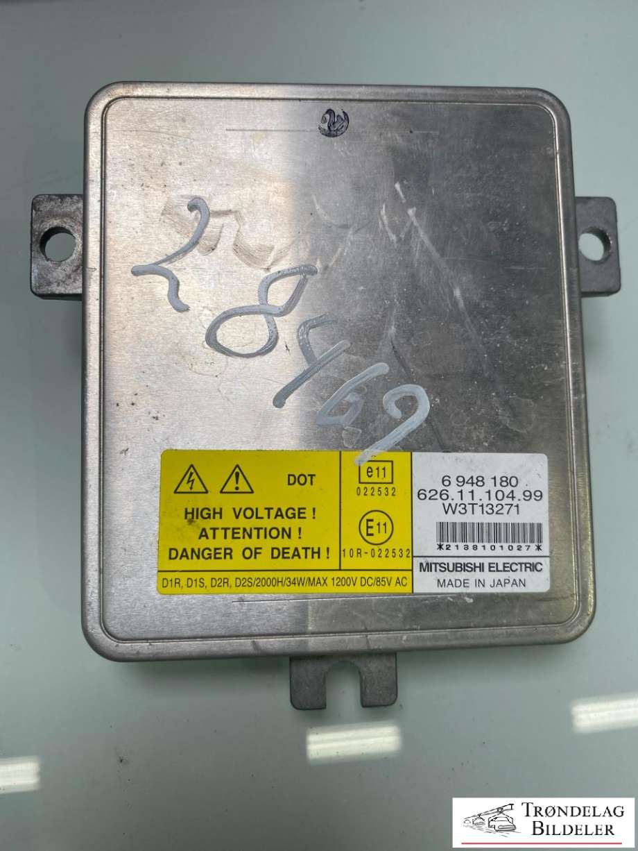 Styreenhet xenon/ballast til Volvo V70 2014-2016 (Type III, Fase 2)  (30744459|W3T13271|6948180|63126948180|)