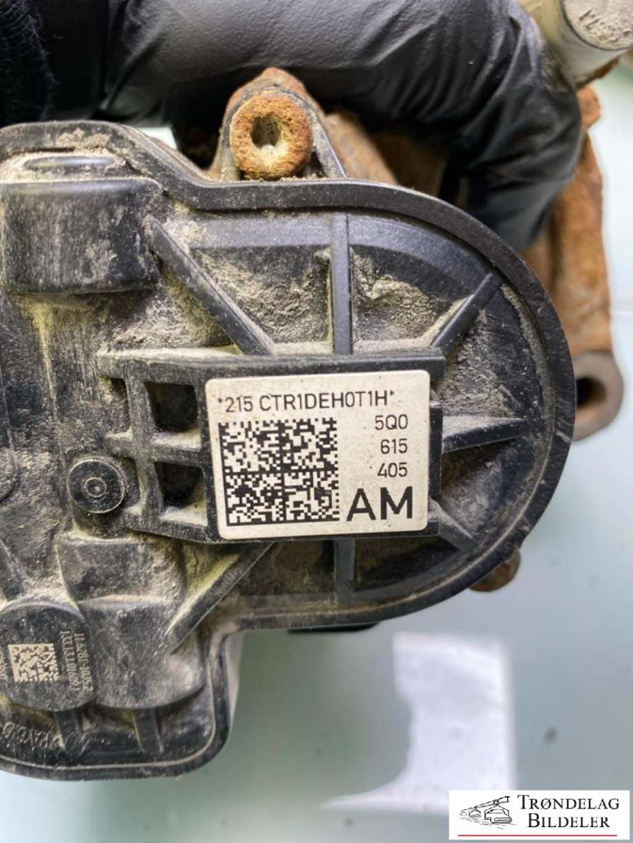Bremsecaliper venstre bak, elektrisk til Audi A3 2012-2016 (Type III, Fase 1)  (5Q0615405|)