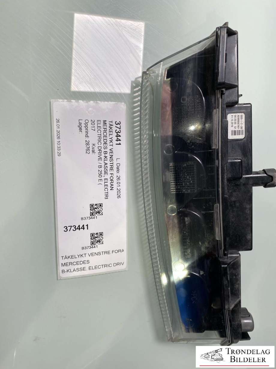 Tåkelykt venstre foran til Mercedes B-Klasse, electric drive, 2014-2018 (W242) (W242) 
