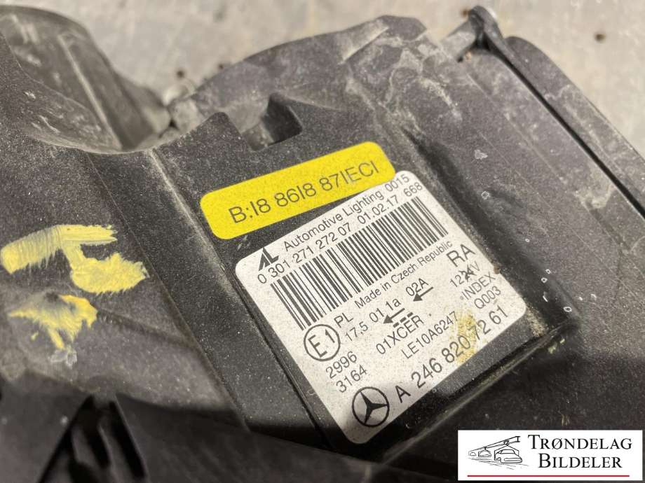 Frontlykt høyre xenon til Mercedes B-Klasse, electric drive 2014-2018 (W242) (W242) (A 246 820 72 61|)