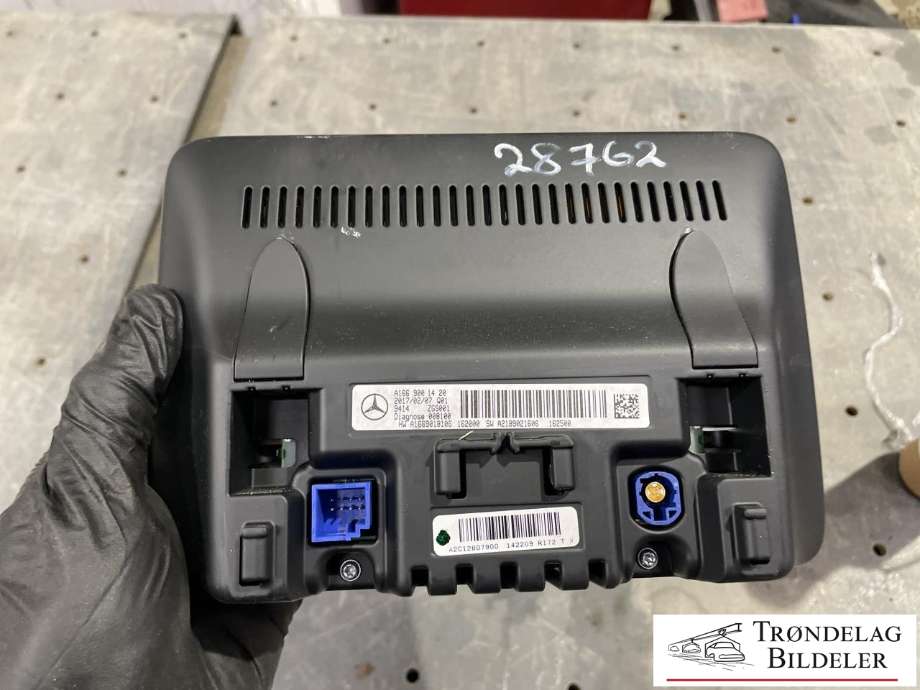 Bilstereo navigasjon skjerm til Mercedes B-Klasse, electric drive 2014-2018 (W242) (W242) (A 166 900 01 15|)