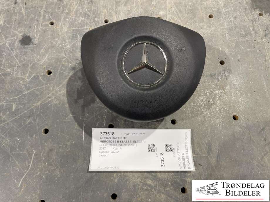 Airbag rattpute til Mercedes B-Klasse, electric drive, 2014-2018 (W242) (W242) (A 000 860 07 00  9116)
