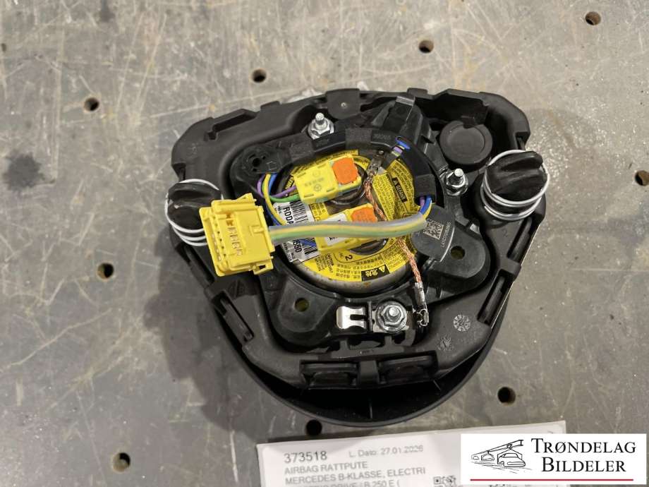 Airbag rattpute til Mercedes B-Klasse, electric drive 2014-2018 (W242) (W242) (A 000 860 07 00  9116|A 000 860 02 01  9116|)