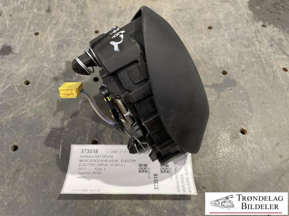Airbag rattpute til Mercedes B-Klasse, electric drive 2014-2018 (W242) (W242) (A 000 860 07 00  9116|A 000 860 02 01  9116|)